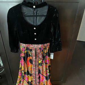 1970 Groovy maxi dress